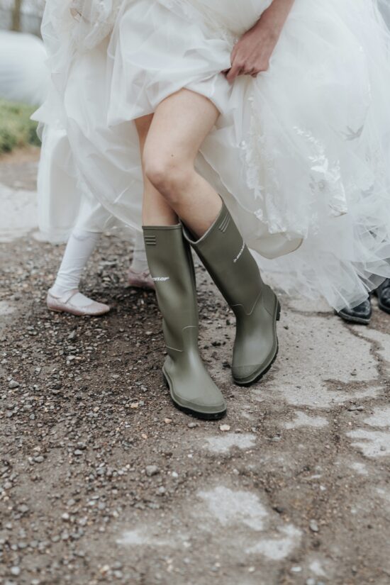 hunter wedding wellies